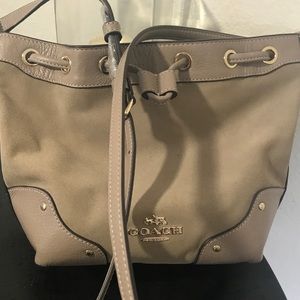 Tan Cross Body Coach Purse